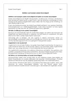 Vorschau - Stundenentwürfe - Informationen und Bewegung "Soziale Gerechtigkeit" - Seite 1