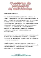 Vista previa - Para docentes: organización, planificación y formación - Cuaderno de planeación de actividades - página 1