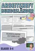 Vorschau - Arbeitsblätter - Arbeitsheft Bundesländer Österreich - Deckblatt