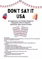 Vorschau - Spiele - Don't Say It - USA - 64 Karten - Deckblatt