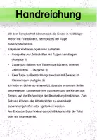 Vorschau - Arbeitsblätter - Forscherheft Tulpe Frühblüher Klasse 1 2 3 4 - Seite 1