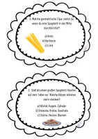 Vorschau - Poster - Spaghetti-Mathematik-Quiz 3. Klasse Mathematik Kompetenz ebene Figuren und Körper auf ihre Eigenschaften hin untersuchen, vergleichen und beschreiben - Seite 1