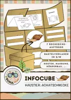 Vorschau - Arbeitsblätter - Infocube: Haustiere | Achatschnecke - Deckblatt