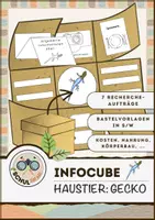 Vorschau - Arbeitsblätter - Infocube: Haustiere | Gecko - Deckblatt