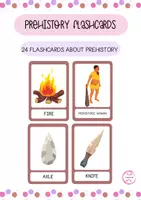 Vista previa - Tarjetas / Manipulativos - PREHISTORY FLASHCARDS - Portada