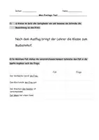 Vorschau - Arbeitsblätter - Mini-Test / Lernzielkontrollen Satzglieder + 4 Fälle Kl. 3+4 - Seite 3