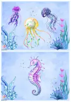 Vista previa - Juegos / Gamificación - Sea Creatures (A5 Flashcards) by Magia Didáctica - página 1