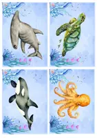 Vista previa - Juegos / Gamificación - SeaCreatures (A6 Flashcards) by Magia Didáctica - página 3
