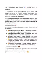 Vista previa - Hojas de trabajo - LA CHANDELEUR (A1) - página 1