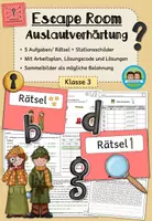 Vorschau - Arbeitsblätter - Escape Room: Nomen mit Auslautverhärtung (Klasse 3) - Deckblatt