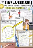 Vorschau - Arbeitsblätter - Kontrolle, Einflusskreis & Fokus: Arbeitsblätter und Poster - Deckblatt