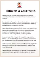 Vorschau - Arbeitsblätter - Selbstorganisiertes Lernen - Planungsformular - Seite 1