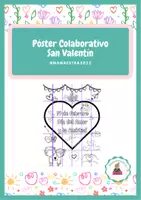 Vista previa - Manualidades / Dibujos para colorear - Paquete de materiales San Valentín - Portada