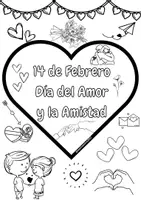 Vista previa - Manualidades / Dibujos para colorear - Paquete de materiales San Valentín - página 2