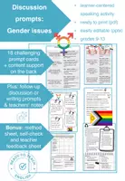 Vorschau - Spiele - Discussion prompts: Gender issues, gender equality - Deckblatt