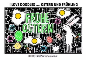 Vorschau - Mal- und Bastelvorlagen - Oster - Doodle - Seite 1