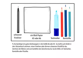 Vorschau - Mal- und Bastelvorlagen - Oster - Doodle - Seite 3