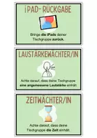 Vorschau - Anderer Materialtyp - Rollenkarten für Tischgruppen auf Deutsch und Englisch - Seite 1