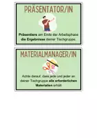 Vorschau - Anderer Materialtyp - Rollenkarten für Tischgruppen auf Deutsch und Englisch - Seite 2