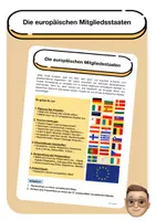 Vorschau - Arbeitsblätter - Die europäischen Mitgliedsstaaten - Deckblatt