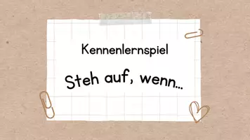 Vorschau - Spiele - Kennenlernspiel - Steh auf, wenn - Seite 1