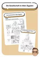 Vorschau - Arbeitsblätter - Die Gesellschaft im Alten Ägypten - Deckblatt