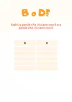 anteprima - Esercizi - Suoni simili: B - D - Pagina 1