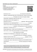 Vorschau - Arbeitsblätter - Arbeitsblätter zum Thema "Saarbrücken" + Lösung & MP3 + Infografik - Deckblatt