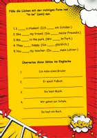 Vorschau - Arbeitsblätter - Grammar practice - Seite 1