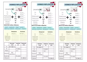 Vorschau - Arbeitsblätter - Lesezeichen Verbos regulares e irregulares, pasados... - Seite 3