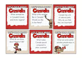 Vorschau - Spiele - Canada | Conversation Cards | Speaking | Game - Seite 2