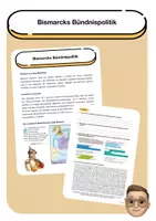 Vorschau - Arbeitsblätter - Bismarcks Bündnispolitik (Außenpolitik) - Deckblatt