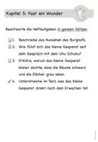 Vorschau - Arbeitsblätter - Das kleine Gespenst Lesebegleitmaterial - 16 Arbeitsblätter - Seite 2