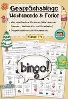 Vorschau - Arbeitsblätter - Wochenend- und Ferienbingo (Klasse 1-4) #schulstartbyextraklasse - Deckblatt