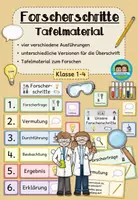 Vorschau - Präsentationen/Tafelbilder - Forscherschritte Sachunterricht - Tafelmaterial (Klasse 1-4) - Deckblatt