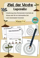 Vorschau - Arbeitsblätter - Ziel der Woche - Leporello (Klasse 1-4) - Deckblatt