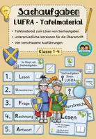 Vorschau - Präsentationen/Tafelbilder - LUFRA - Sachaufgaben lösen: Tafelmaterial (Klasse 1-4) - Deckblatt
