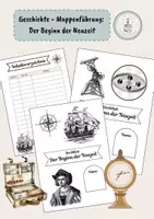 Vorschau - Arbeitsblätter - Geschichte - Mappenführung: Der Beginn der Neuzeit - Deckblatt