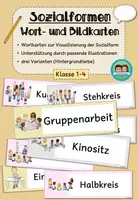 Vorschau - Präsentationen/Tafelbilder - Sozialformen - Wortkarten (Klasse 1-4) - Deckblatt