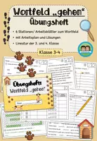Vorschau - Arbeitsblätter - Wortfeld gehen - Übungsheft (Klasse 3-4) - Deckblatt