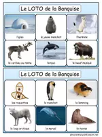 Aperçu - Jeux - Loto-de-la-banquise-animaux-polaires-culture-nordique - Page de couverture