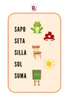 Vista previa - Juegos / Gamificación - Juego: Sapo, seta, silla, sol, suma - Portada