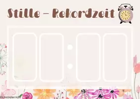 Vorschau - selbst erstellte Cliparts/Grafiken - Stille Rekordzeit, Classroom Management, Belohnungssystem - Seite 3