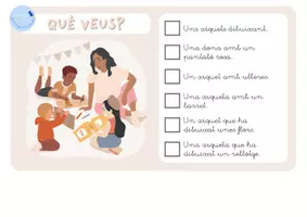 Vista previa - Juegos / Gamificación - Què veus- comprensió lectora i expressió escrita - página 1
