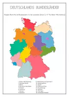 Vorschau - Arbeitsblätter - Deutschland - Bundesländer & Hauptstädte Arbeitsblätter - Seite 2