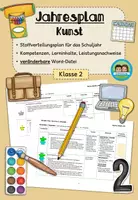 Vorschau - Stundenentwürfe - Jahresplan Stoffverteilungsplan - Klasse 2 (Deutsch, Mathe, Sachunterricht, Sport, Kunst und Musik) - Sparpaket - Seite 1