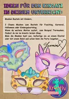 Vorschau - Mal- und Bastelvorlagen - Masken basteln - Clowns Karneval Fasching Zirkusprojekt - Seite 1
