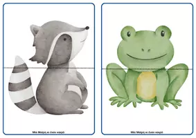 Προεπισκόπηση - Flashcards - Ζωάκια παζλ από 2 έως 8 κομμάτια - Σελίδα 1