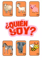 Vista previa - Tarjetas / Manipulativos - ¿QUIÉN SOY? ANIMALES - Portada