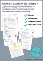 Vorschau - Stundenentwürfe - Finde den richtigen Tarif für deine Lehrer (lineare Funktionen) - Deckblatt